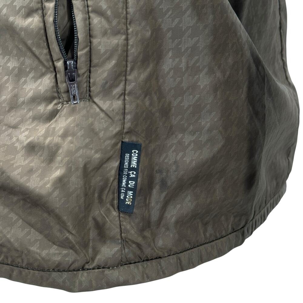 Comme Ca Ism Houndstooth Lightweight Jacket Sz Os… - image 8